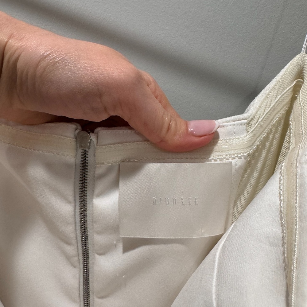 Dion Lee crepe strapless pleated dress size 4 - Picture 7 of 13